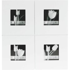 Galerierahmen WHITE MAGIC 4 Fotos 10x10 cm