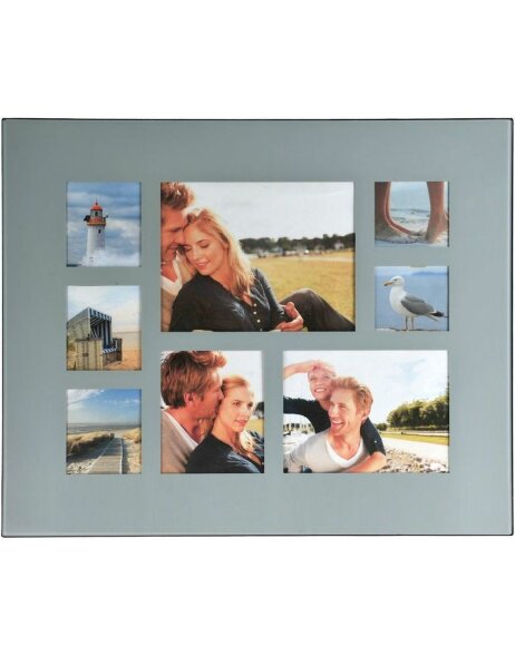 LIVING photo gallery frame for 8 pictures