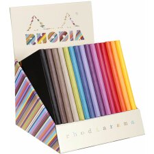 Rhodiarama, DIN A5 14,8x21cm, 96 sheets, 90g, lined - Assorted