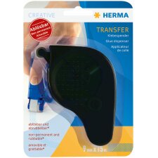 HERMA Glue dispenser Transfer  removable black w. 15m