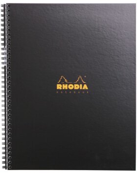 Office Notebook Rhodiactive DIN A4 21x29,7cm 80 sheets 90g, checkered