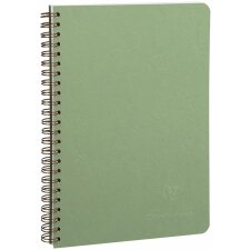 Spiral booklet Age Bag, A5 14,8x21cm, 50 sheets, 90g, plaid Moss Green