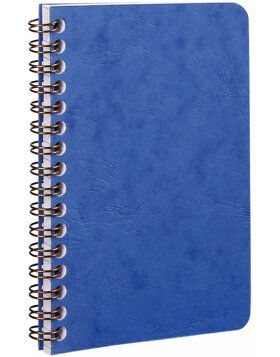 Spiralheft Age Bag, 9,5x14cm, 60 Blatt, 90g, kariert Blau
