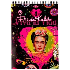 FRIDA spiral notebook A5 80 sheets lined assorted