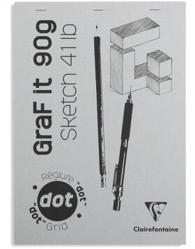 Sketchpad Graf It A5 Dot 80 hojas surtidas