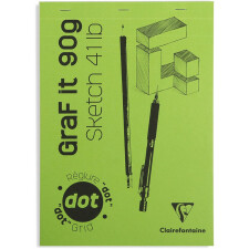 Sketchpad Graf It A5 Dot 80 sheets sorted