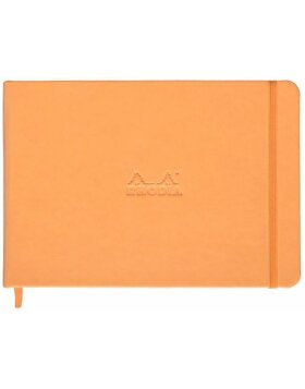 Webnotebook A5 96 sheets, 90g, Dot Grid Liquid orange