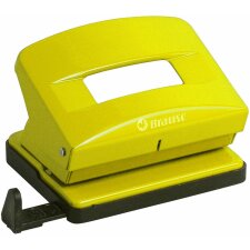 Office perforator 1.8 mm for a maximum of 18 sheets yellow