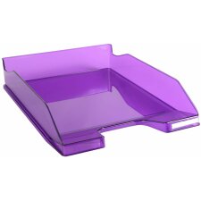 Briefablage Combo 2 Classic violett transparent glossy