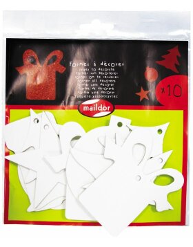Set of 10 Christmas Painting Shapes