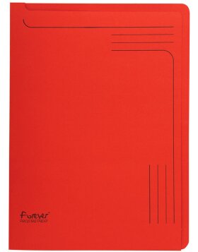 envelope folder  A4 280g  FOREVER - red