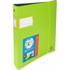 Ring Binder Two-tone PP 800? sorted with 4 rings 30mm, 40mm back, Campus, for A4 color