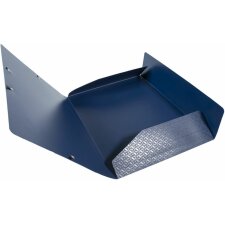 Sammelmappe mit 3 Klappen und Gummizug aus Recycling PP 700µ Forever, für Format DIN A4 Blau