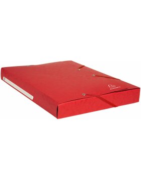 Binder A4 + 3 Scots red flaps red