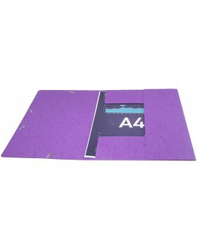 Carpeta A4+ Scotten 3 solapas violeta