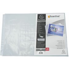 Paquete de 10 fundas de muestra para carpeta de presentación Exashow