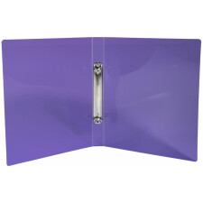 Ring binder 170x220 2R15mm CRYSTAL COLORS sorted colors