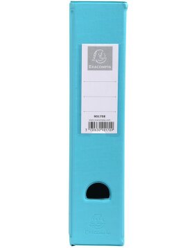 Exacompta pastel PVC spine file 70mm label holder and grip hole
