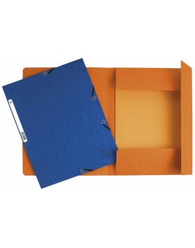 Folder with elastic band and 3 flaps DIN A4 colours assorted