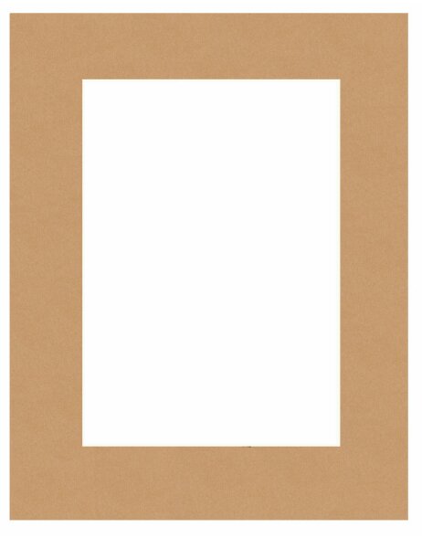 Gotowe passe-partout 29,7 x 42 (A3) cm na papierze 20 x 30 cm w kolorze jasnobrązowym