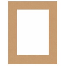 Gotowe passe-partout 29,7 x 42 (A3) cm na papierze 20 x 30 cm w kolorze jasnobrązowym