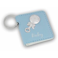 Keychain Lux Baby rattle blue