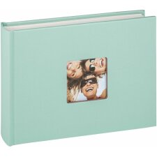 Walther Álbum pequeño Fun verde menta 22x16 cm 40 páginas blancas
