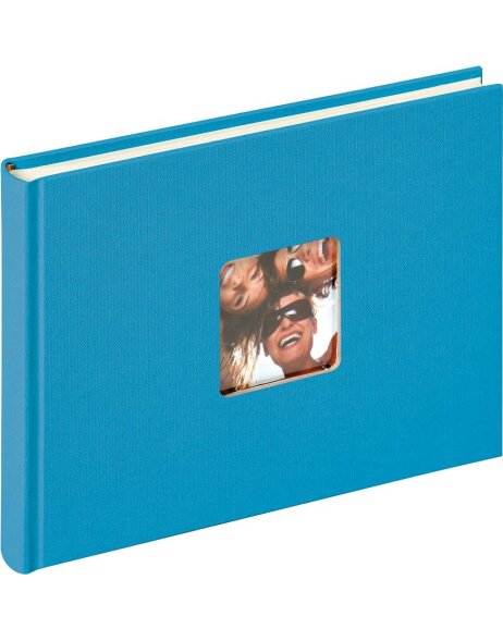 Walther Klein fotoalbum Fun oceaanblauw 22x16 cm 40 witte paginas