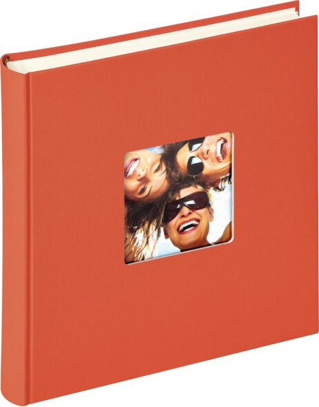 Walther Album photo jumbo FUN orange 30x30 cm 100 pages blanches