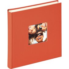 Walther Jumbo Álbum de Fotos FUN naranja 30x30 cm 100 páginas blancas
