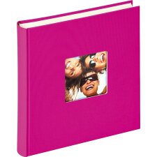 Walther Jumbo-Fotoalbum FUN pink 30x30 cm 100 weiße Seiten