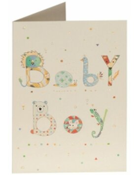 Greeting Card Baby BABY BOY