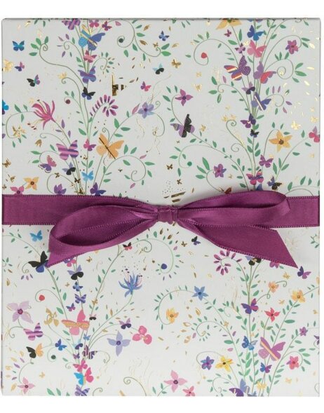 Carpeta Leporello Flor morada 10 fotos 13x18 cm