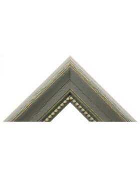 Marco de madera casa de campo 10 x 10 cm cristal acrílico gris