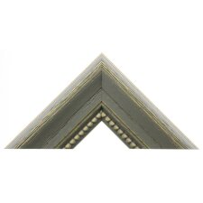 Marco de madera casa de campo 13 x 13 cm gris cristal normal