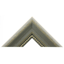 Marco de madera casa de campo 20 x 60 cm gris cristal normal