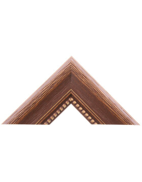 Marco de madera casa de campo 30 x 40 cm marrón cristal normal