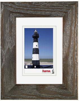 Wooden frame Nordic 15x20 cm brown