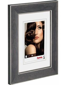 Alessandra Wooden Frame, slate, 13 x 18 cm
