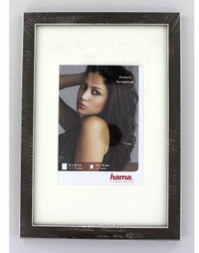 Asteria Plastic Frame, brown, 15 x 20 cm