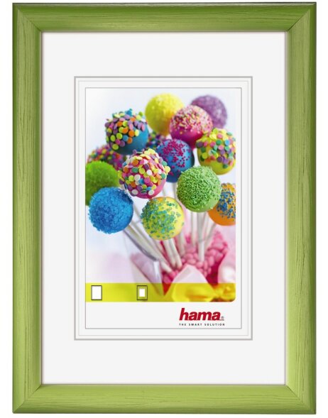 Candy Wooden Frame, green, 13 x 18 cm