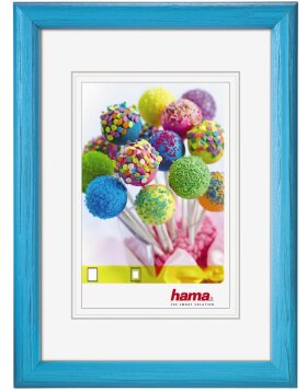 Candy Wooden Frame, turquoise, 10 x 15 cm