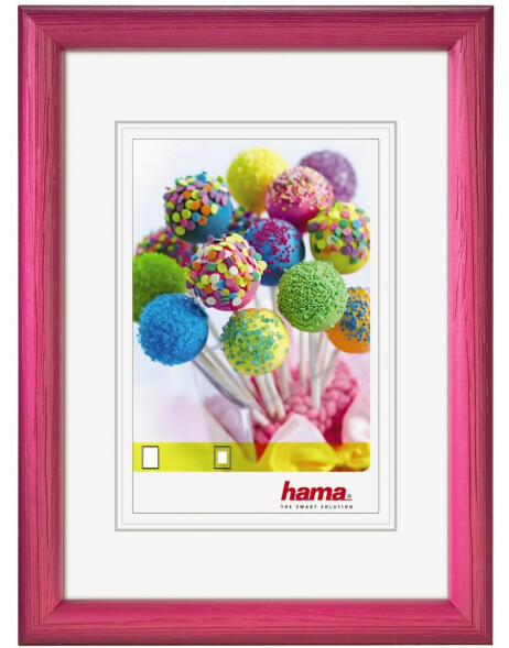 Candy Wooden Frame, pink, 15 x 20 cm