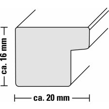 Cornice in plastica Asteria 10x15 cm faggio