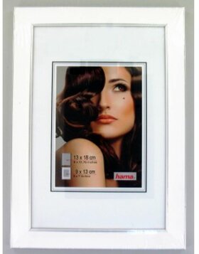 Alessandra Wooden Frame, white, 13 x 18 cm