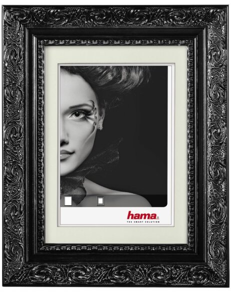 Donatello baroque frame 15x20 cm black