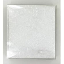 Caracas Bookbound Album, 29x32 cm, 50 white pages, silver