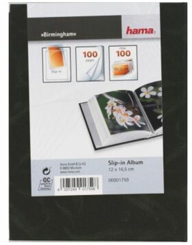 Birmingham Minimax Album, for 100 photos with a size of 10x15 cm, green