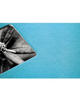 Fine Art Memo Album, for 160 photos with a size of 10x15 cm, turquoise
