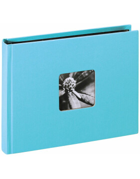 Fine Art Bookbound Album, 22x17 cm, 50 black pages, turquoise